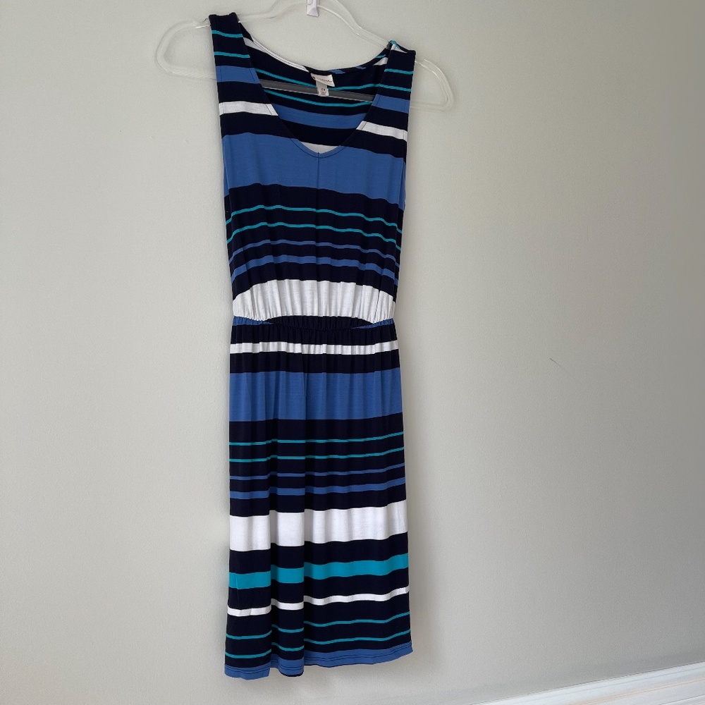 Merona Casual Striped Dress Sz XS - Picture 2 of 8